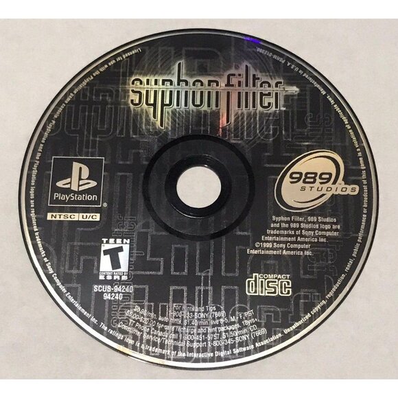 PS1 Syphon Filter, PlayStation 1 - Picture 1 of 1